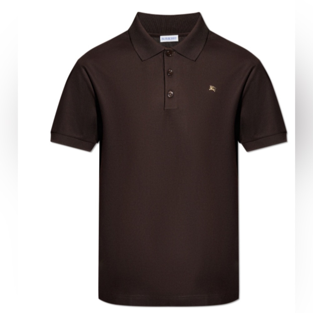 Burberry Dark Brown Polo Shirt